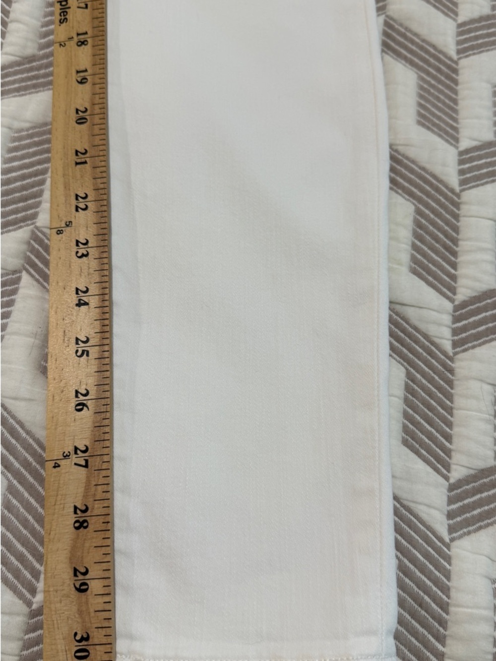 Madewell 9" High Riser Skinny Jeans White 27T - Picture 3 of 11